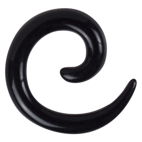 Black Acrylic Dehnspirale