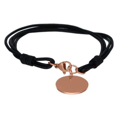 Engravable Basic Bracelet<!--6357da0381589--> - Rosegold