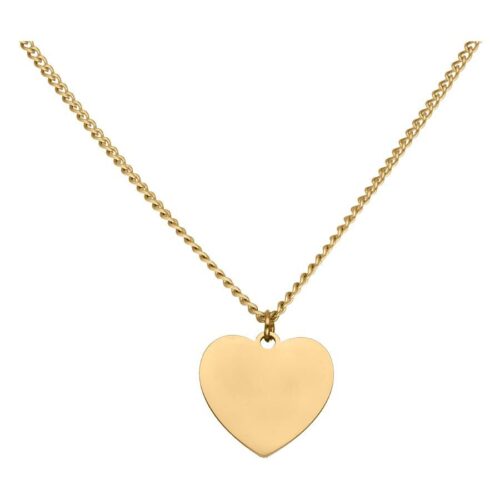 Engravable Basic Necklace - Golden Metal