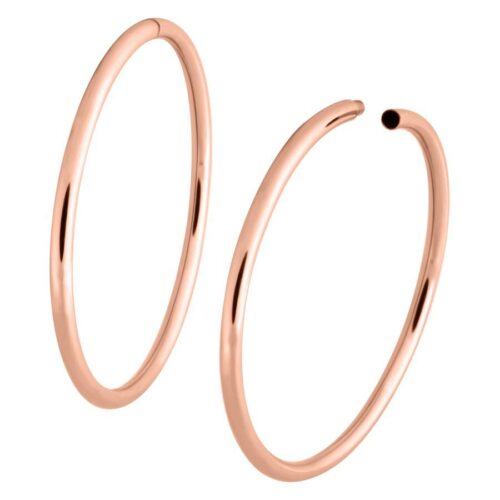 Big Silver Hoop Earrings for Tunnels <!--6357d74418e89-->