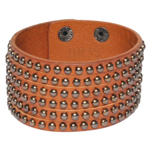 Gun Leather Armband Cognac