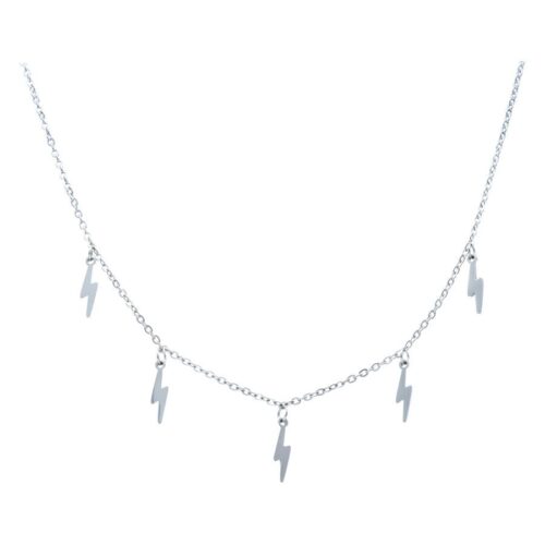 Thunderflash Necklace Silver<!--6357e387b49d1-->