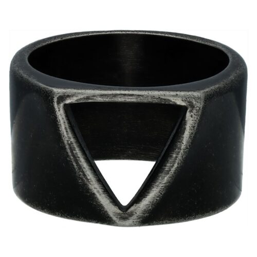 Vintage Black Triangle Ring