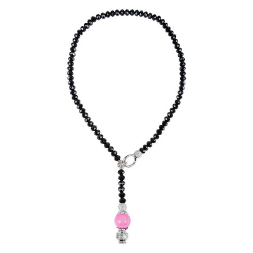 Pink Rose Quartz / Pink Madonna Kette