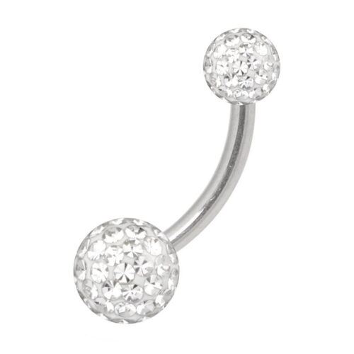 Sealed Multi Jewelled 4/6 crystal Ball Belly Bar<!--6357d82b735fa-->