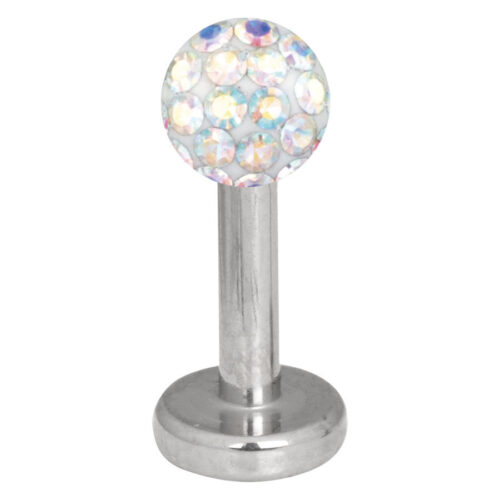 Multi Jewelled  Labret Stud<!--6357da9929c94-->