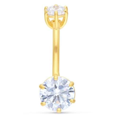 18K Gold Bananabell Double Jewelled