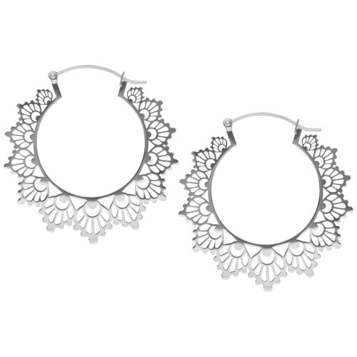 Sunflower Hoops Pair