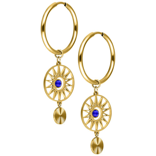Celestial Orbit Hoops Pair