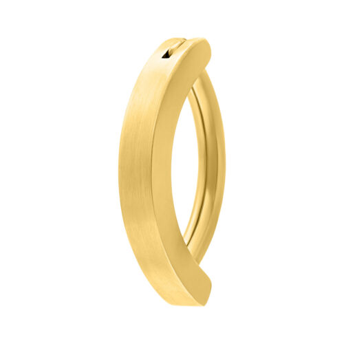 Plain Belly Arch Clicker - golden-metal