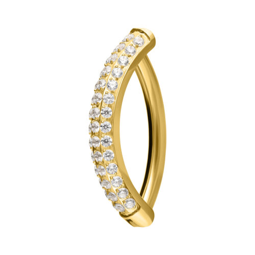 Multi Jewelled Belly Arch Clicker