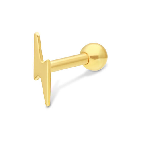 18k Gold Earbarbell Flash<!--6357d5b1d362d--><!--636e78ba4bf32-->