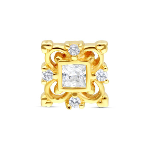 14K Gold Oriental Flower Attachment