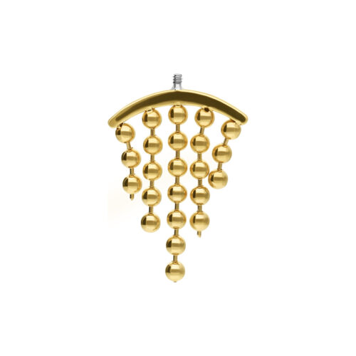 Fine Goldline - 18K Internally Bubble Chains Hidden Helix Attachment