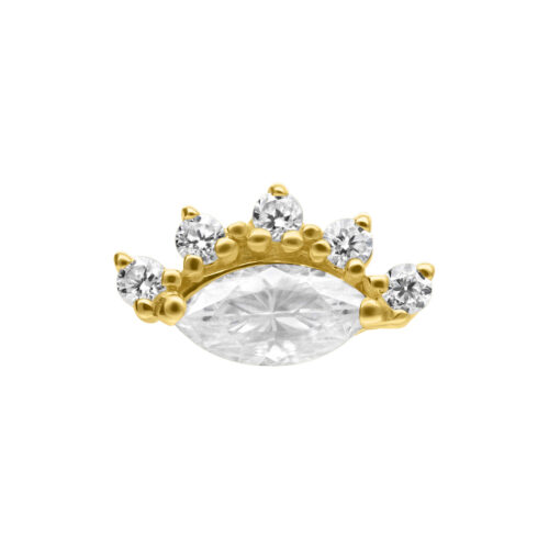 14K Gold Perfect Fit Moissanite Attachment