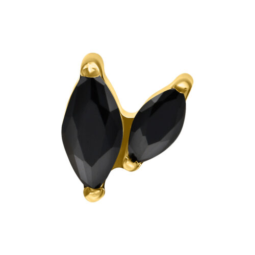 Double Marquise Attachment for Internally Threaded