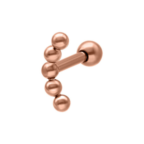 Ball Curve Earbarbell - Rosegold