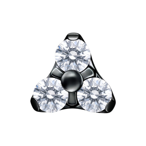 Trinity Attachment for Internally Labret Studs