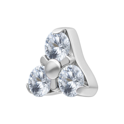 Trinity Attachment for Internally Labret Studs