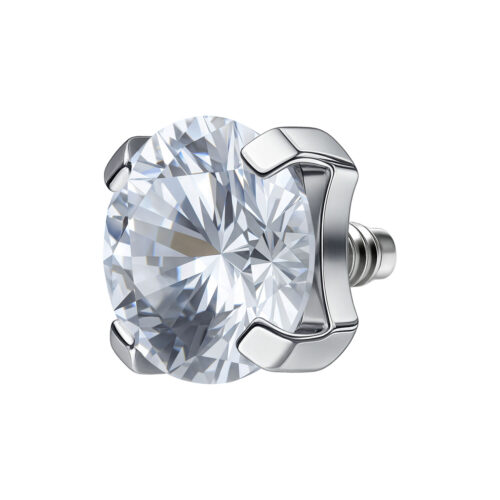 Prong Set Attachment for Internally Labret Studs<!--6357e00b03ed0-->