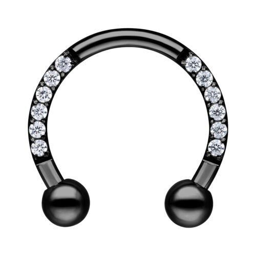 Crystal Circular Barbell