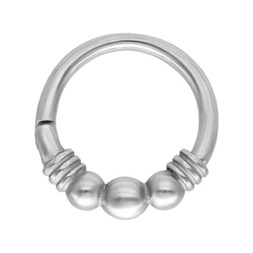 Stainless Steel Esmerelda Clicker Ring <!--6399e9ceaaf91-->