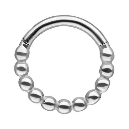 Stainless Steel Ball Chain Clicker Ring<!--6399eaebe9cbe-->