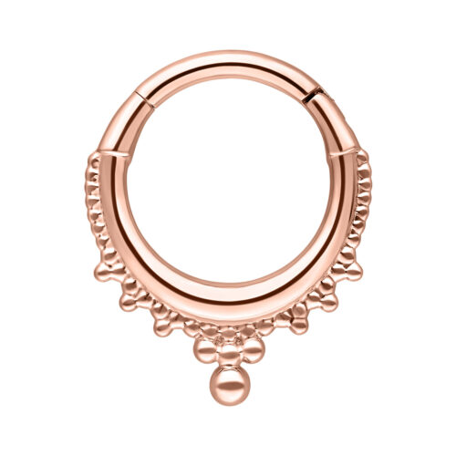Oriental Septum Clicker<!--6357d96966cfa--><!--636e7917a6e4f--> - Rosegold