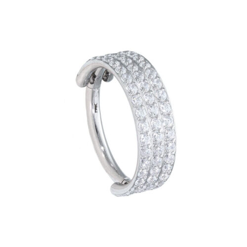 Triple Hooped Crystal Clicker<!--636e792e53d34-->