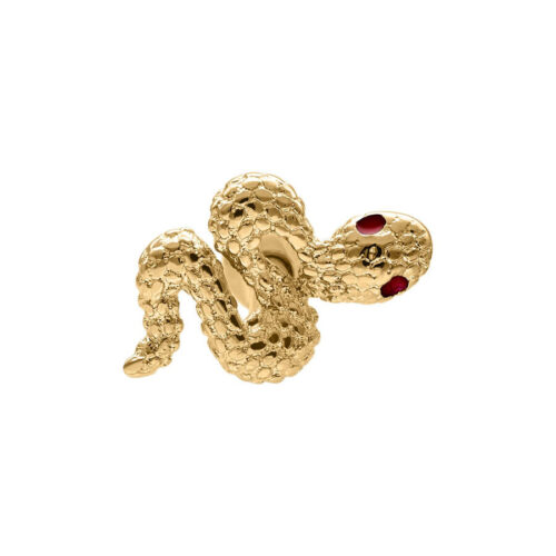 Snake Barbell - Golden Metal