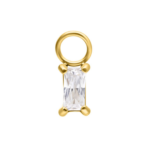 Crystal Baguette Pendant