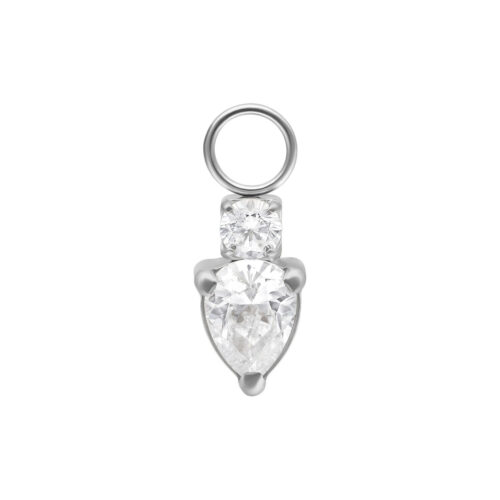 Mystic Crystal Pendant - Silvercoloured Metal