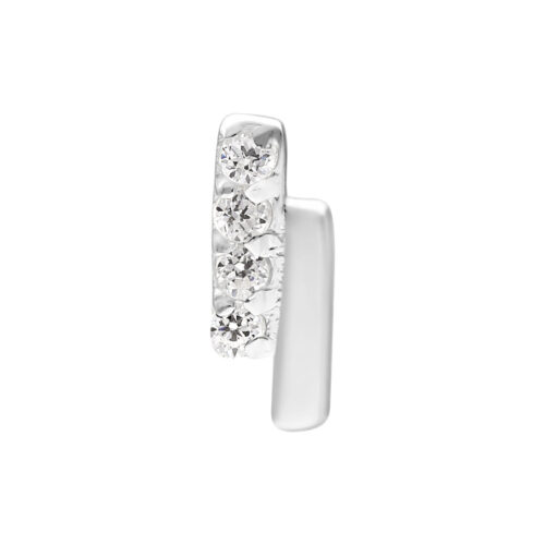 Push Fit Crystal Double Bar Attachment for Bioplast