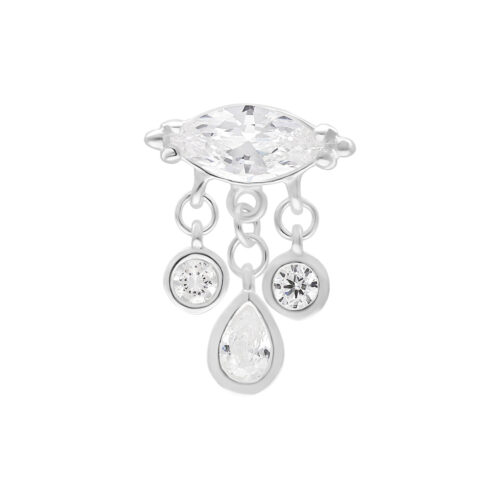 Push Fit Bella Attachment for Bioplast - Silvercoloured Metal