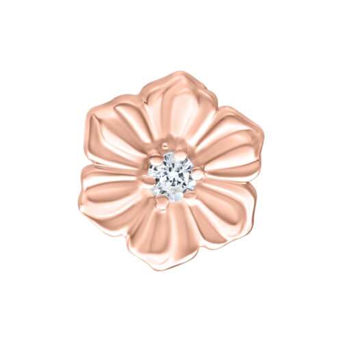 Push Fit Hibiscus Attachment for Bioplast - Rosegold