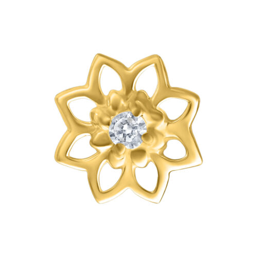 Push Fit Sunflower Attachment for Bioplast - Golden Metal