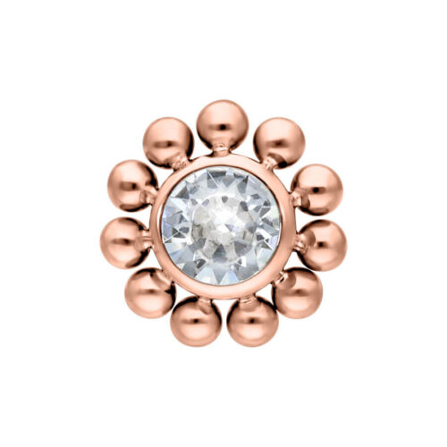 Titan Crystal Flower Attachment for Internally Threaded