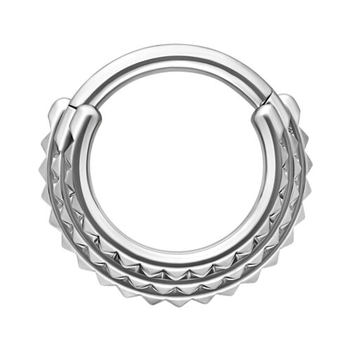 Triple Spike Hinged Septum Clicker
