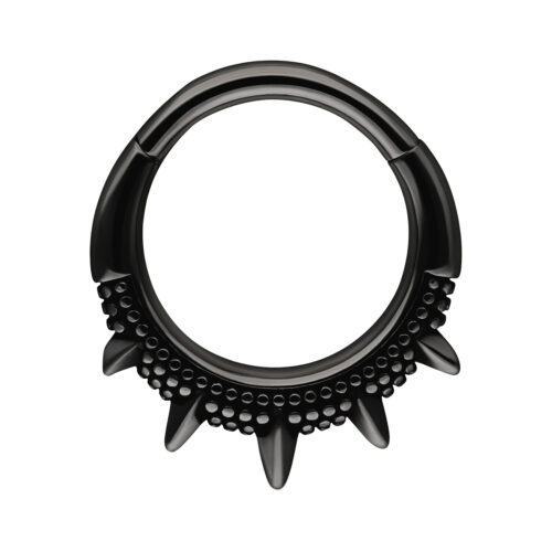 Oriental Spiked Clicker - Black Metal
