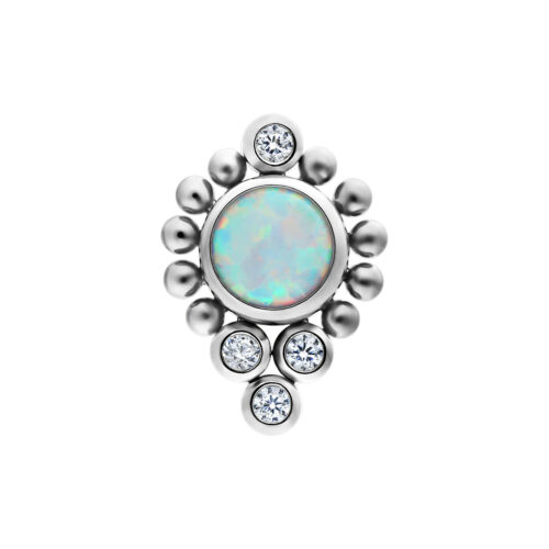 Push Fit Oriental Synthetic Opal Aufsatz