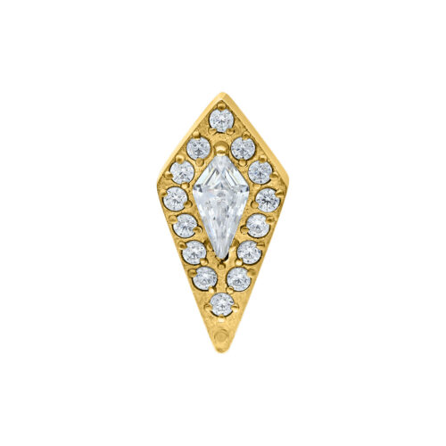Push Fit Crystal Shield Aufsatz - Golden Metal