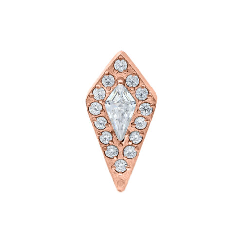 Push Fit Crystal Shield Aufsatz - Rosegold