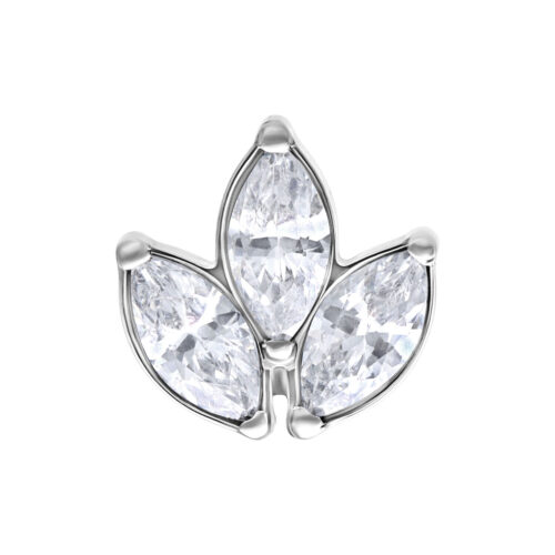 Push Fit Oval Flower Aufsatz