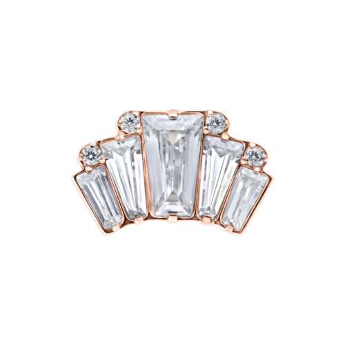 Push Fit Square Crystals Aufsatz