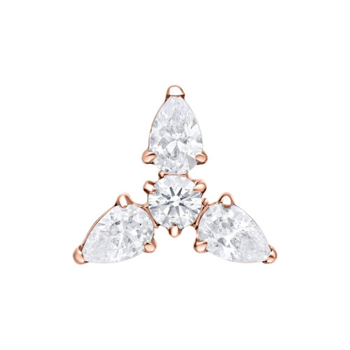Push Fit Trinity Aufsatz - Rosegold