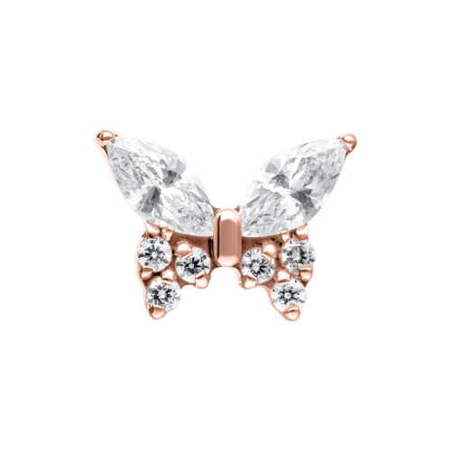 Push Fit Multi Jewelled Butterfly Attachment
