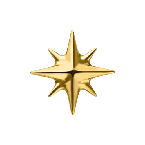 Push Fit Star Attachment - golden-metal