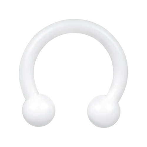 White Circular Barbell