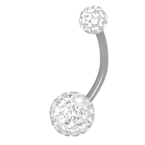 Multi Jewelled Titanium Curved Barbell<!--6357d8306383c-->