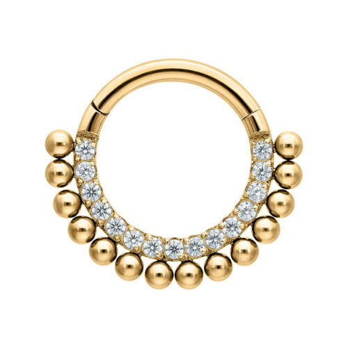 Little Balls Crystal Clicker - Golden Metal